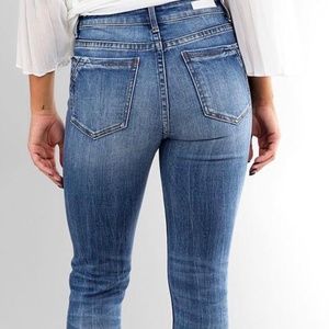 Buckle Black Ankle Skinny Jeans